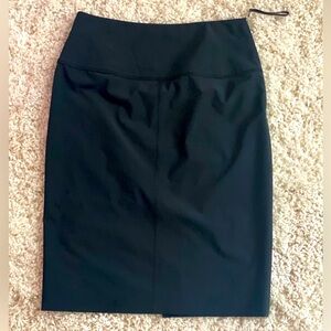 PRADA Black Pencil Straight Skirt Sz 42
